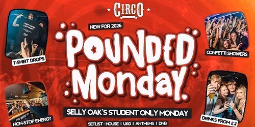 POUNDED MONDAY \u2728STUDENT ONLY MONDAYS!\u2728 [15\/06]