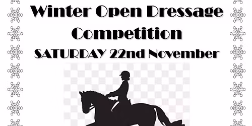 Winter Dressage Competition - SDRC