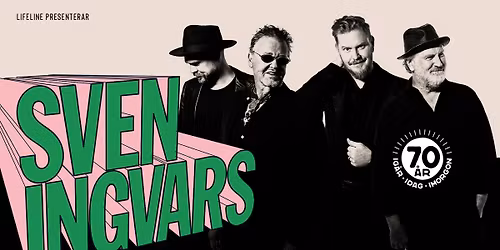 SVEN INGVARS - IG\u00c5R. IDAG. IMORGON. 70 \u00c5R. - SCALATEATERN KARLSTAD
