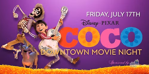 Downtown Movie Night: COCO — 82 Gillis St, San Angelo, TX, United States, Texas 76903