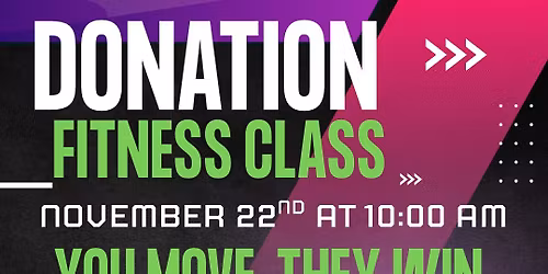 Donation Fitness Class