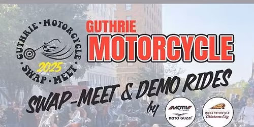 Guthrie Motorcycle Swap Meet featuring Antique Motorcycle Races.