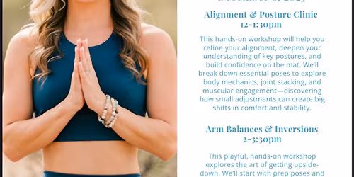 Alignment & Posture Clinic with Courtney Fox