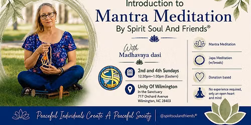 Introduction To Mantra Meditation With Madhavaya dasi