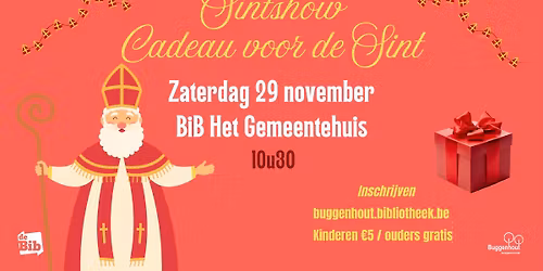 Sint komt naar de bib
