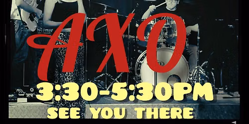 AXO @ THRAPSTON BEER FESTIVAL - Bank holiday Sunday - LIVE MUSIC