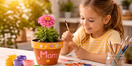 \ud83c\udfa8\ud83c\udf38 Little Gardeners: Paint-a-Pot for Mom