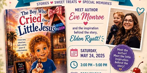 \ud83d\udcda\u2728 JOIN US FOR A SPECIAL FAMILY FUN BOOK SIGNING EVENT! \u2728\ud83c\udf66