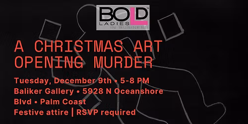 A Christmas Art Opening \u2014 M**der at the Gallery