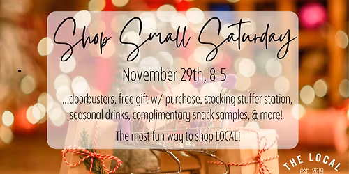 Shop Small Saturday