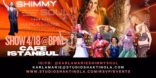 Shimmy Soul Belly Dance Show featuring Zara and Amy Sigil