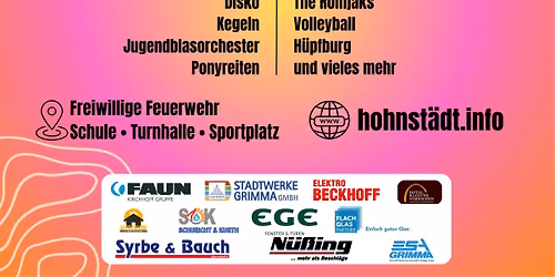 1. Hohnst\u00e4dter Festtage