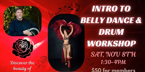 Intro to Belly Dance & Drum Workshop