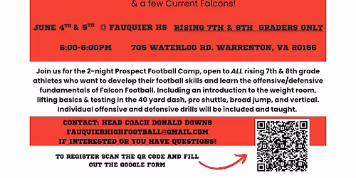 2026 Future Falcon Prospect Camp