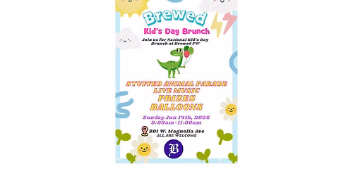 Kid's Day Brunch and Stuffed Animal Parade. FREE TO ATTEND