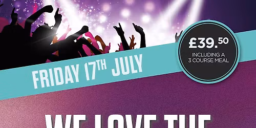 Extra We Love the 80's & 90's Tribute Night