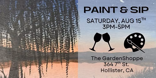 Paint and Sip with Loretta!