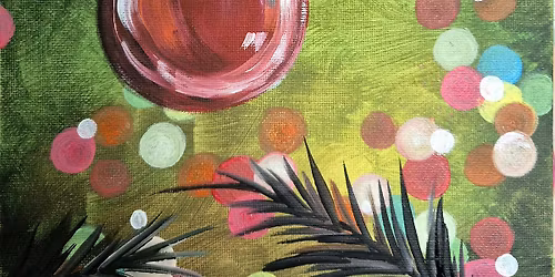 Christmas Bauble Paint and Sip