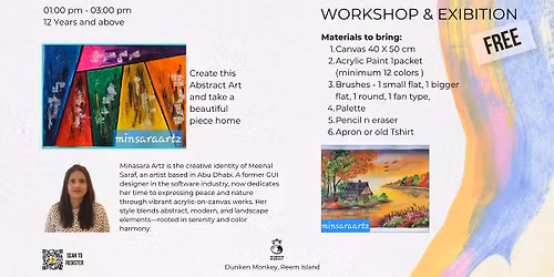 Abstract Art Workshop & Exhibition 