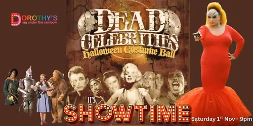 Halloween DragQueen Party! - Optional Fancy Dress - Dead Celebrities