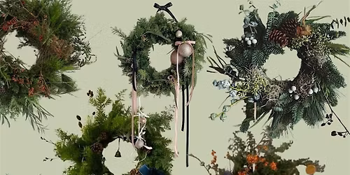 Field Trip: Holiday wreath making class with Rococo Floral Co.