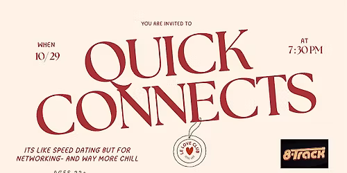 Quick Connects: International Community - Speed Connecting + Mixer!