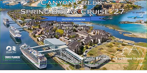 Canyon Creek SPRING BREAK Cruise | Caribbean (April 2027)