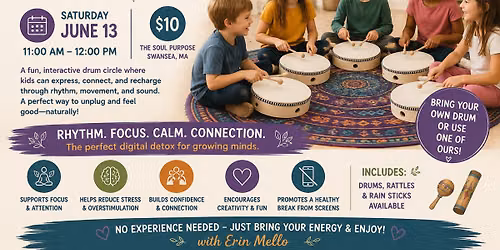 Kids Drum Circle & Digital Detox Experience