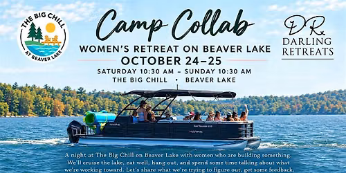 Camp Collab: Women\u2019s Retreat on Beaver Lake