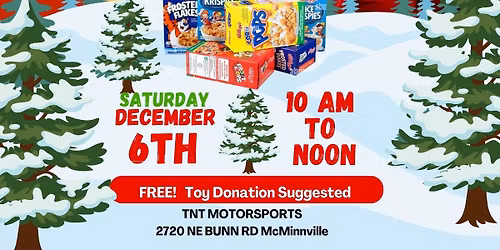 Cereal with Santa at TNT Motorsports