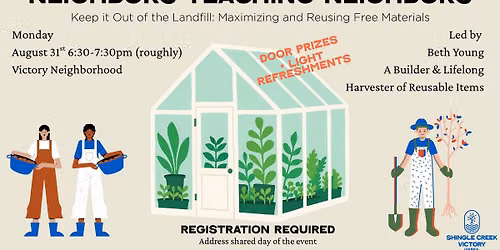 Neighbors Teaching Neighbors - Keep it Out of the Landfill: Maximizing and Reusing Free Materials