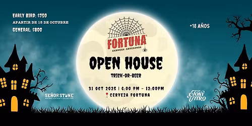 Cerveza Fortuna:  Trick-or-Beer Open House