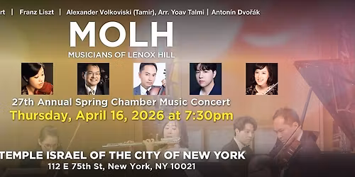 MOLH 27th Annual Spring Chamber Music Concert 