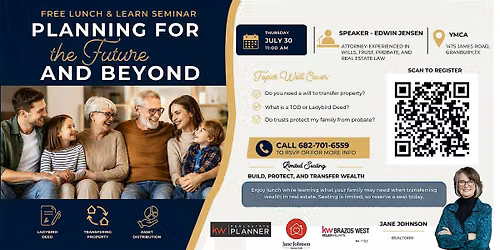 Planning for the Future and Beyond