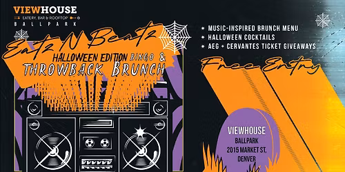 Throwback Music Bingo - HALLOWEEN EDITION