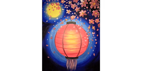 Moonlit Lantern Glow - Paint and Sip in Chicago | Classpop!\u2122