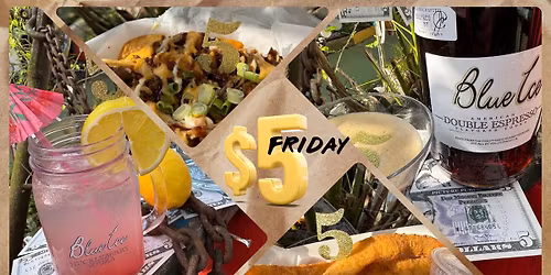FIVE Dollar Fridays @ Skipper\u2019s \u2013 5p to 7p $5 Food & Bev Menu