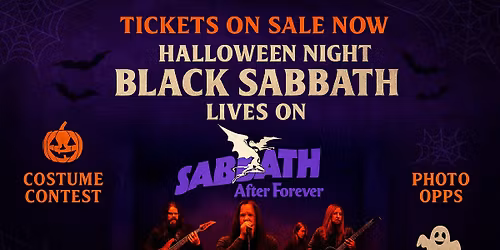 On Halloween : The Spirit of Black Sabbath Lives On (Tribute by Sabbath After Forever @ Mom Said Yes