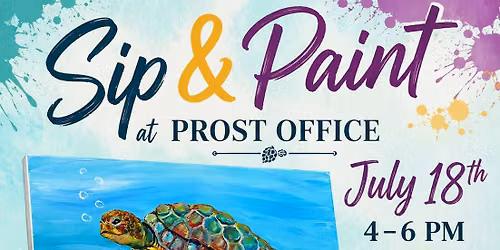 Paint and Sip @ the Prost Office Brewery