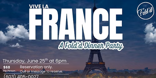 Fold'd Dinner Party: Vive la France