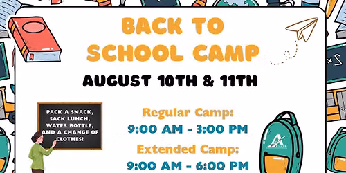 \u2600\ufe0f Gymnastics Summer Camp \u2600\ufe0f - Back to School