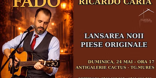 RICARDO CARIA - FADO ORIGINAL - Lansarea piese originale