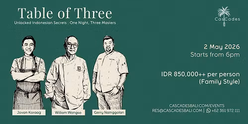 Table of Three: One Night, Three Masters