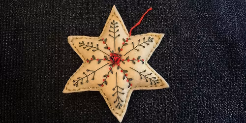 Nordic Star Tree Decoration: Christmas Sewing Workshop