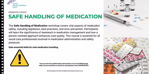 Safe Handling of Medications Awareness