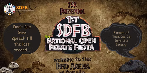 1st SDFB National Open Debate Fiesta 2026
