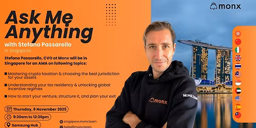 AMA (Ask Me Anything) with Stefano Passarello in Singapore