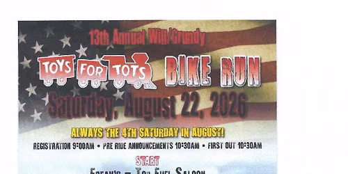 Participate Toys for Tots Bike Run