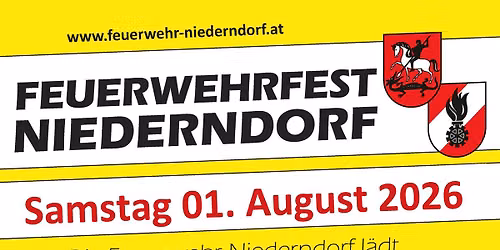 Feuerwehrfest Niederndorf 2026