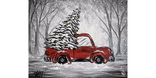 Holiday Red Pick-up - Paint and Sip in Houston | Classpop!\u2122